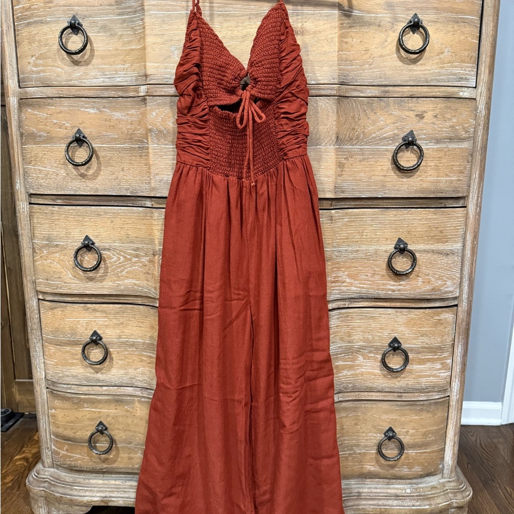 Free People Rust Maxi Dress